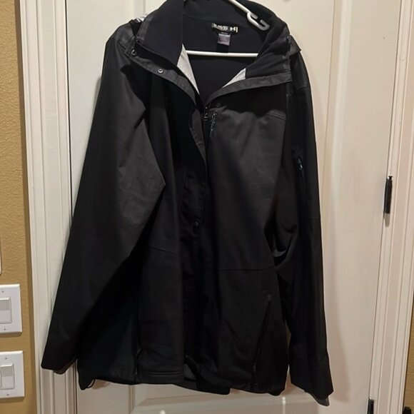 UNDER ARMOUR 3XL JACKET with hood, never worn. - Picture 1 of 11